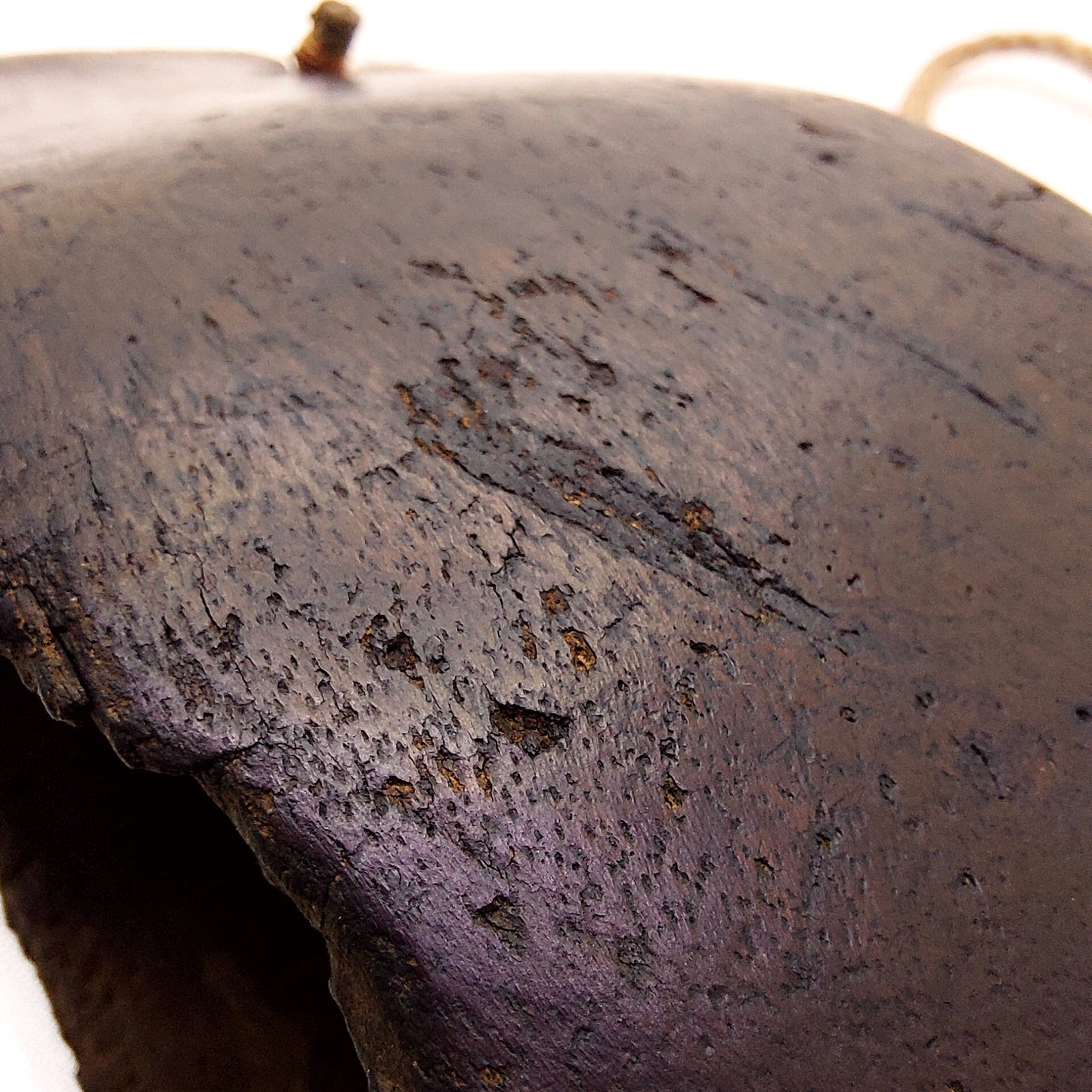 Vintage Javanese Wooden Cow Bell Cattle Bell Asian Primitive Folk Art Farmhouse Rustic Home Decor Unique Wall Decor - BC1014
