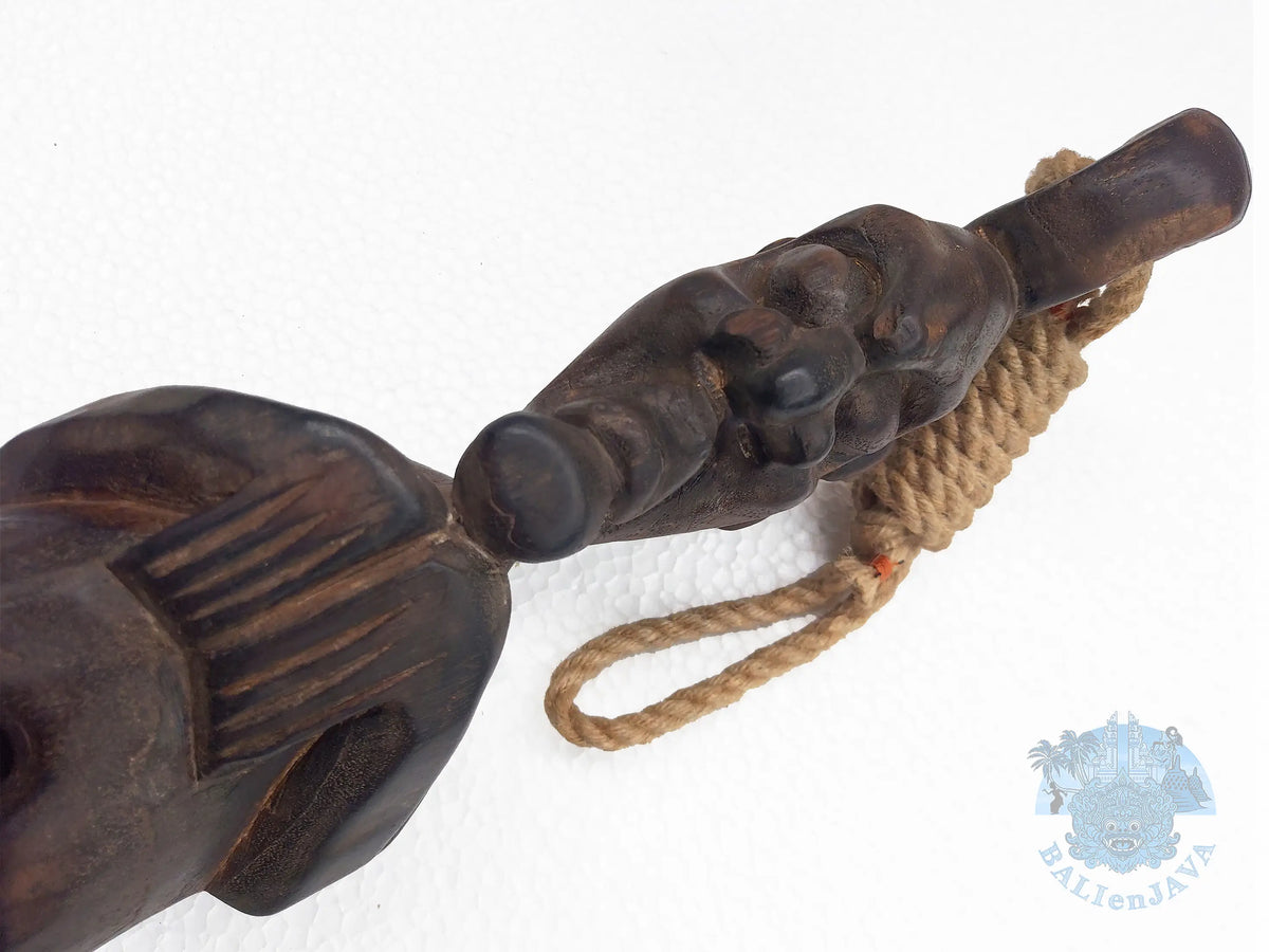 Vintage Papua Tribal Wooden Slit Drum Instrument – Garamut