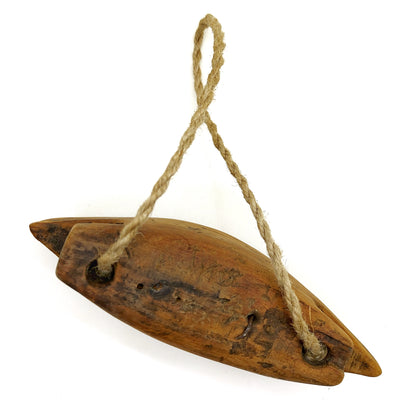 Vintage Wooden Cow Bell Cowbell Asian Cattle Bell Primitive Decor Vintage Rustic Home Decor Farmhouse Unique Bohemian Decor Art Wall Decor - BC1017
