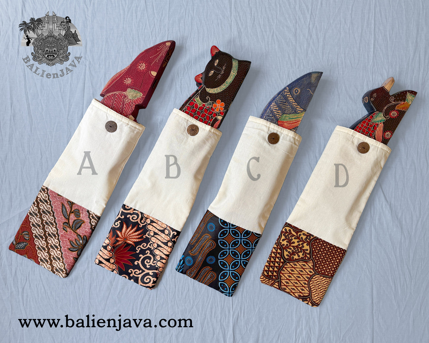 Bundle for Two Mancala Board Games - Animals Design with Batik Pattern - Classic Strategy Game - Family Fun - Artisan Gift Idea & Decor